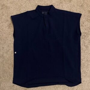 FIGS Navy Rafaela Top - XXS